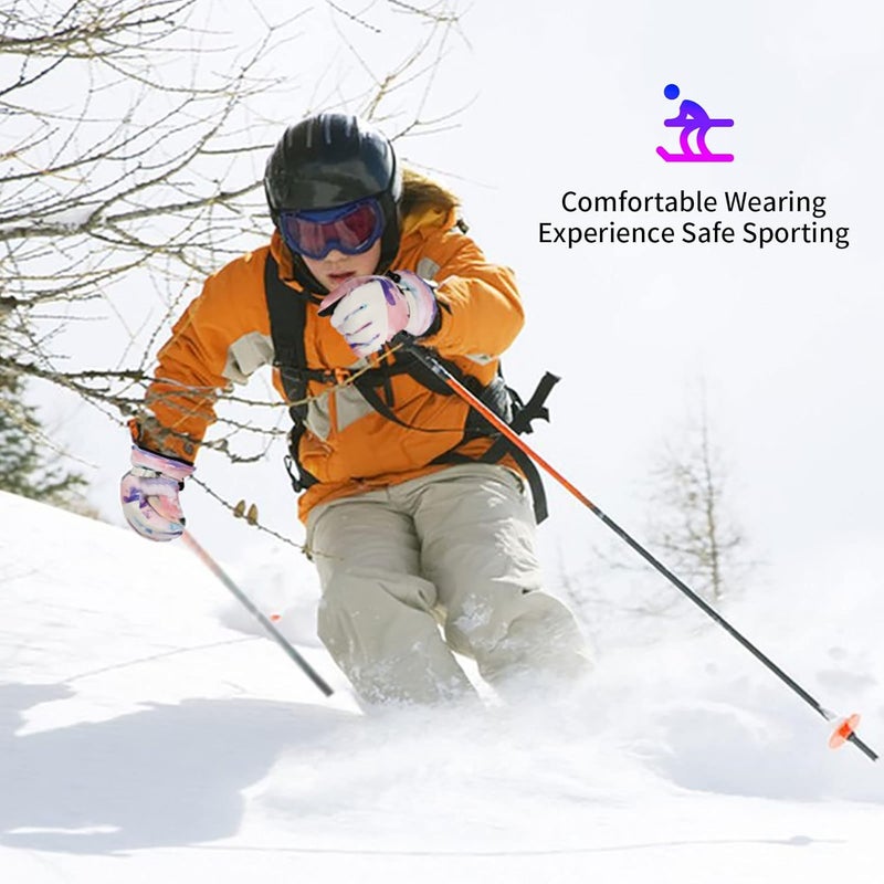 Lorpect Ski Gloves, Snow Gloves, Touchscreen Snowboard Glove, Winter Warm Glove for Cold Weather - Image 5
